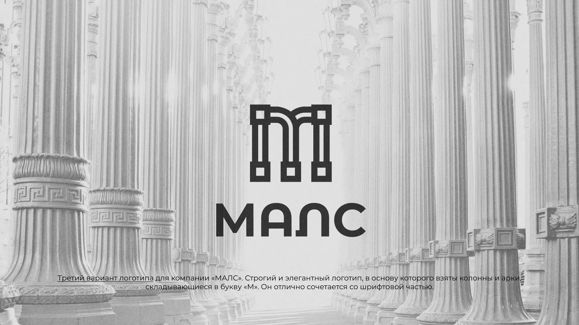 Разработка логотипа компании «МАЛС» в Полысаево