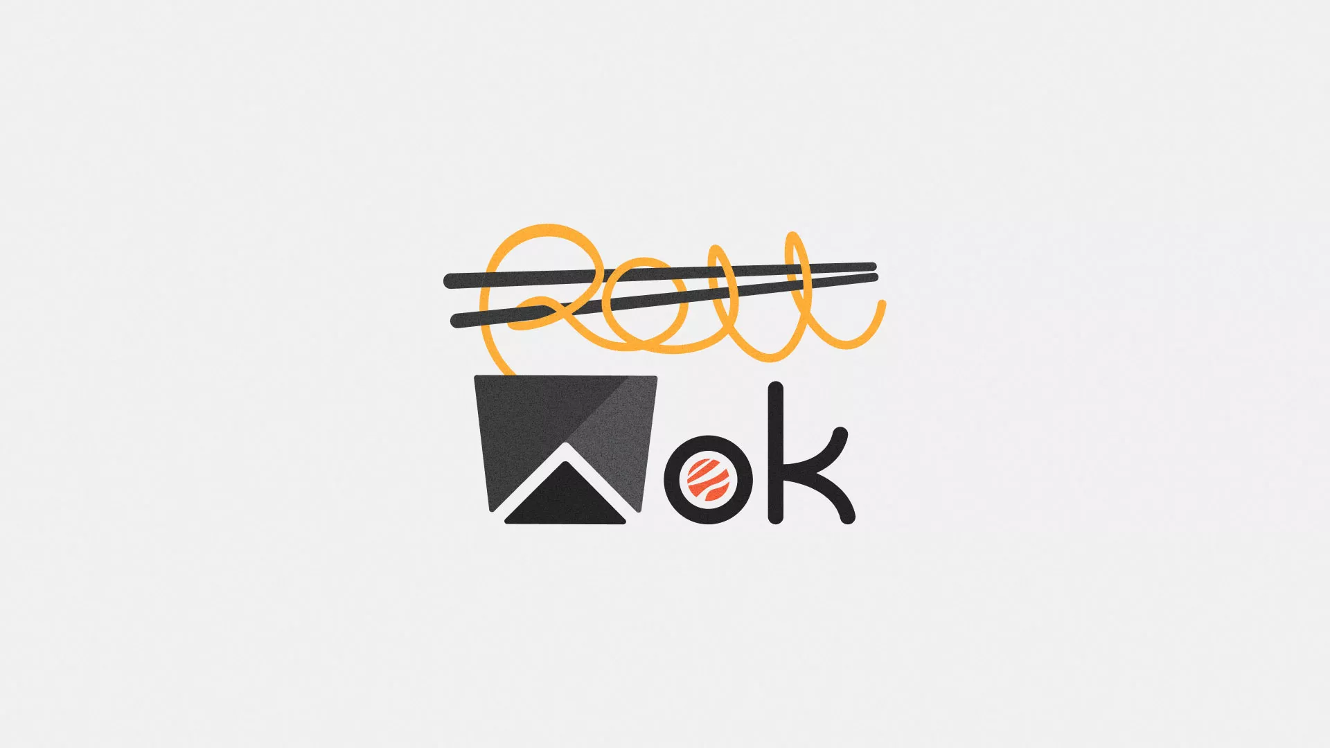 Разработка логотипа в Полысаево для суши-бара «Roll Wok Club» Разработка логотипа в Полысаево для суши-бара «Roll Wok Club»